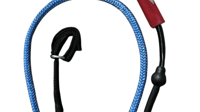 FBC Parawing Leashes: Full Guide to Bar, Board & Air Leashes - blue and red foiling leash