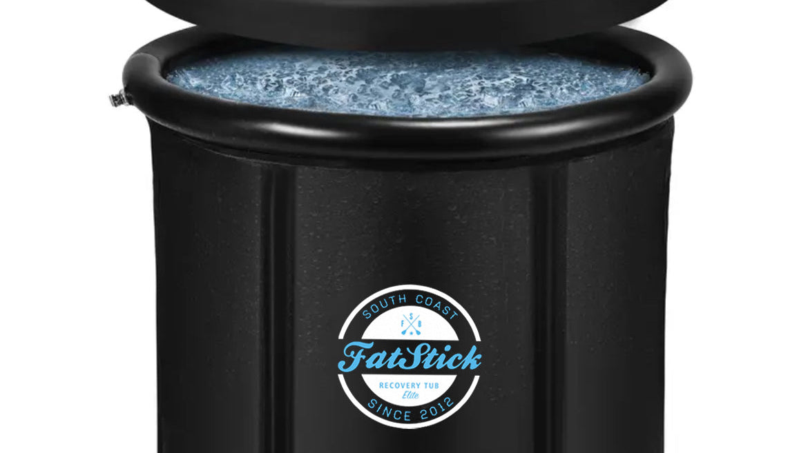 FatStick Recovery Ice Bath — portable cold plunge tub for watersports athletes at Northern Watersports