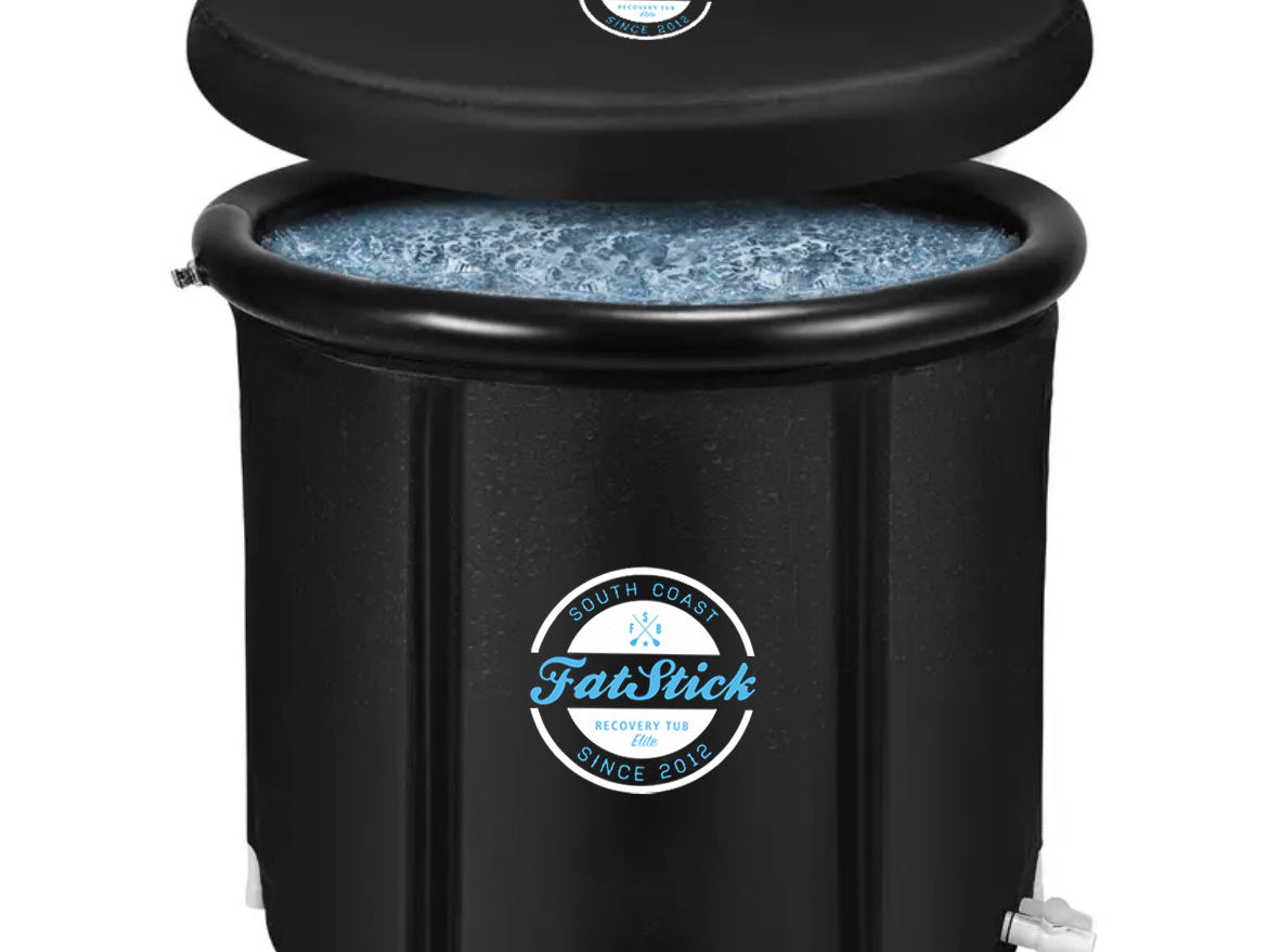 FatStick Recovery Ice Bath — portable cold plunge tub for watersports athletes at Northern Watersports
