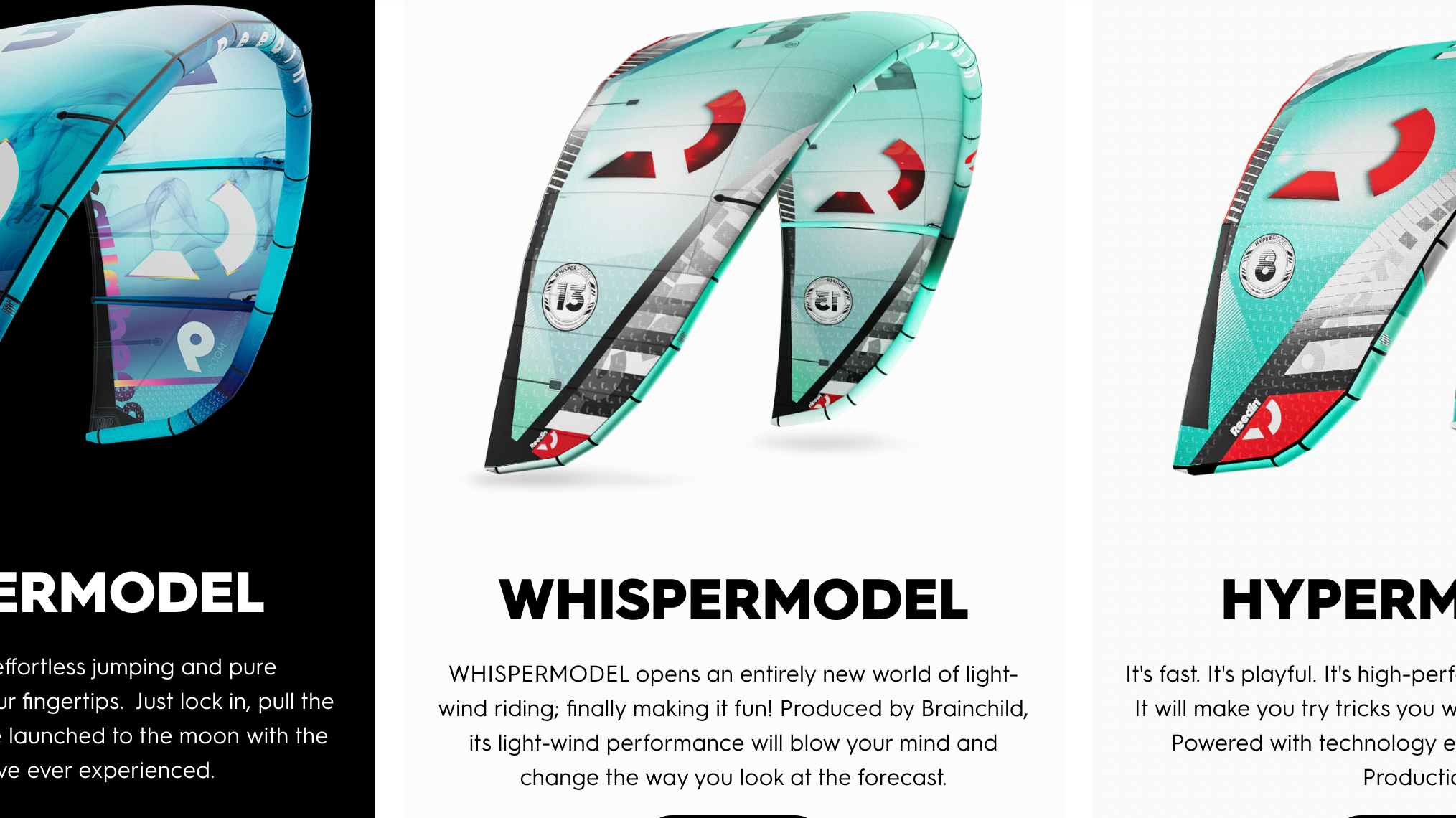 Reedin Kite Comparison Guide: SuperModel, HyperModel, MasterModel & WhisperModel
