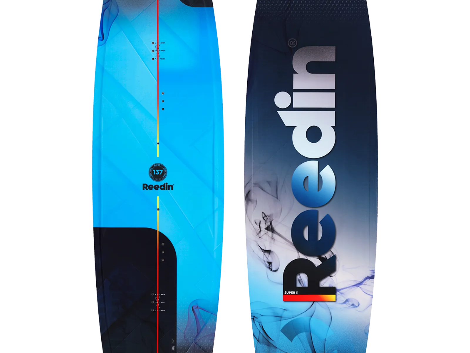 Reedin SuperE 2026 twintip kiteboard — full board top view
