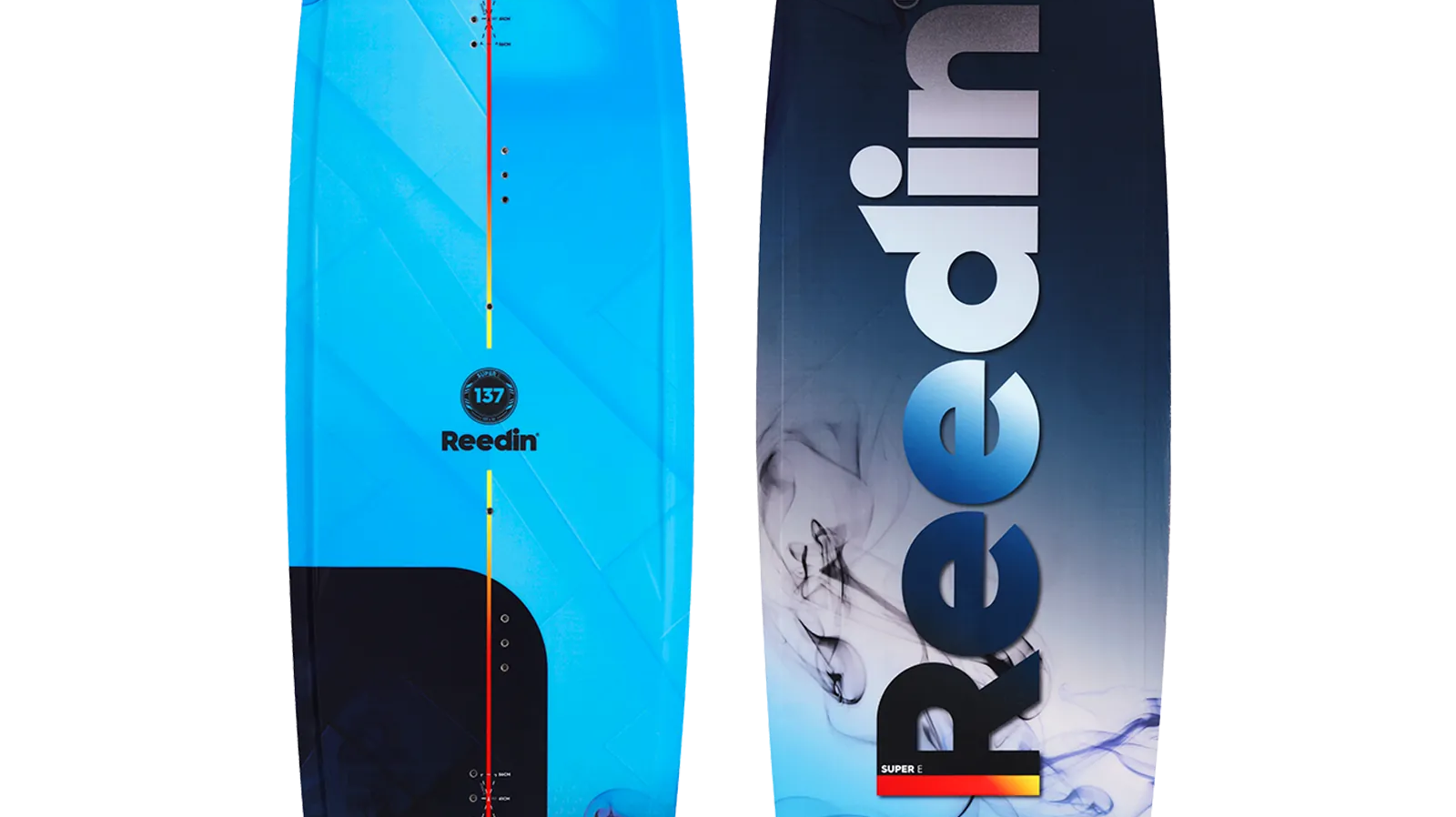 Reedin SuperE 2026 twintip kiteboard — full board top view