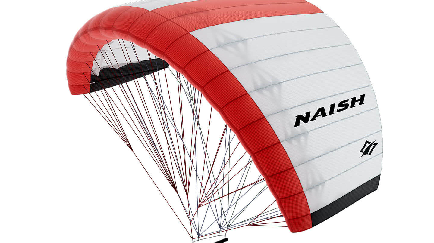 Naish Hatch V2 parawing in flight