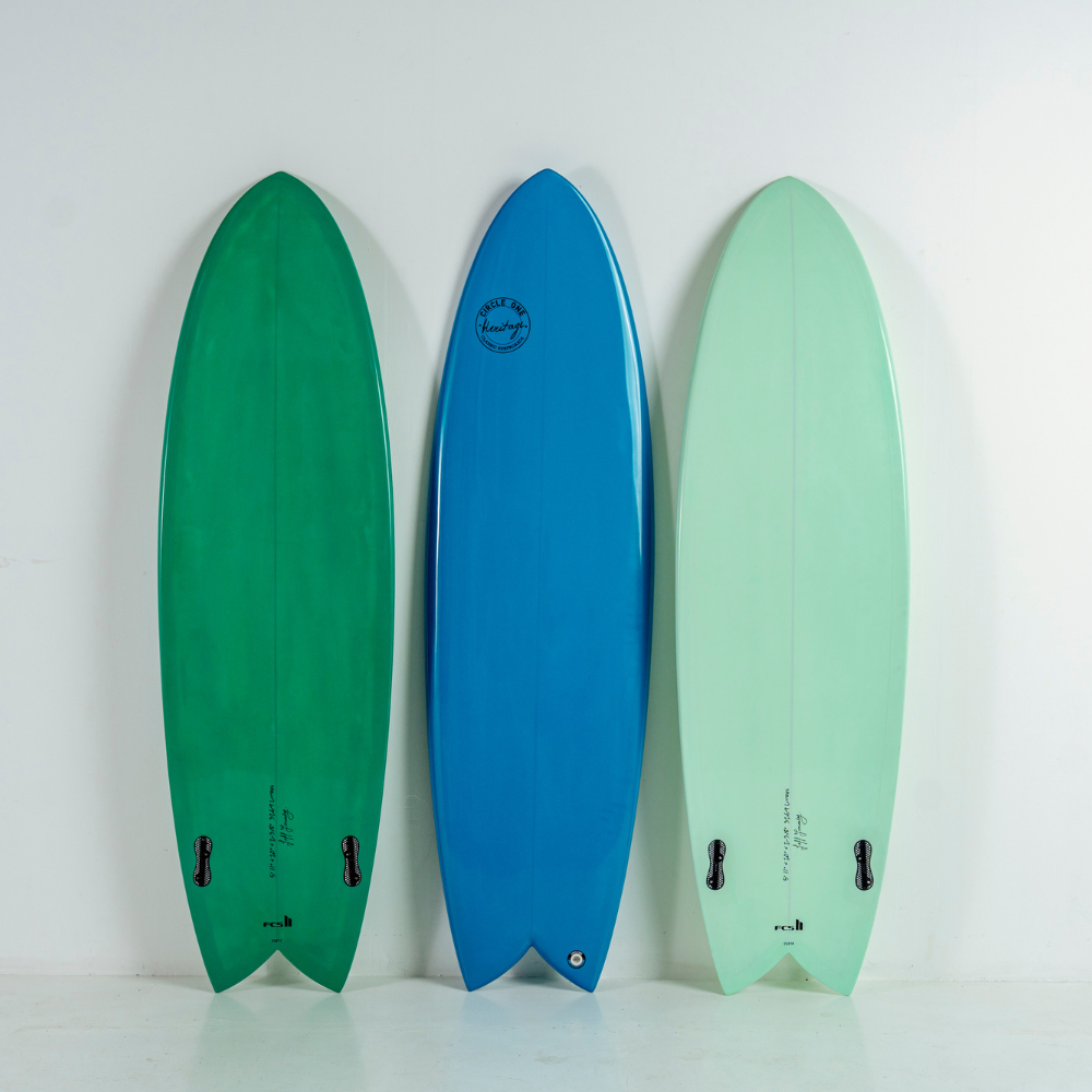 Circle One Heritage 5'11" Twin Fin Fish – product photo 1