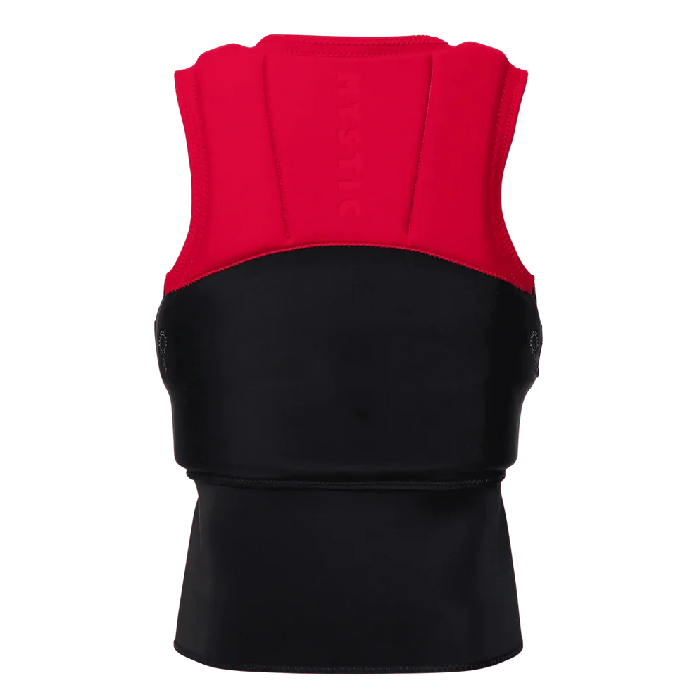 Mystic Endure Wing Impact Vest | Wingfoil Impact Vest in red and black design for optimal protection and comfort.