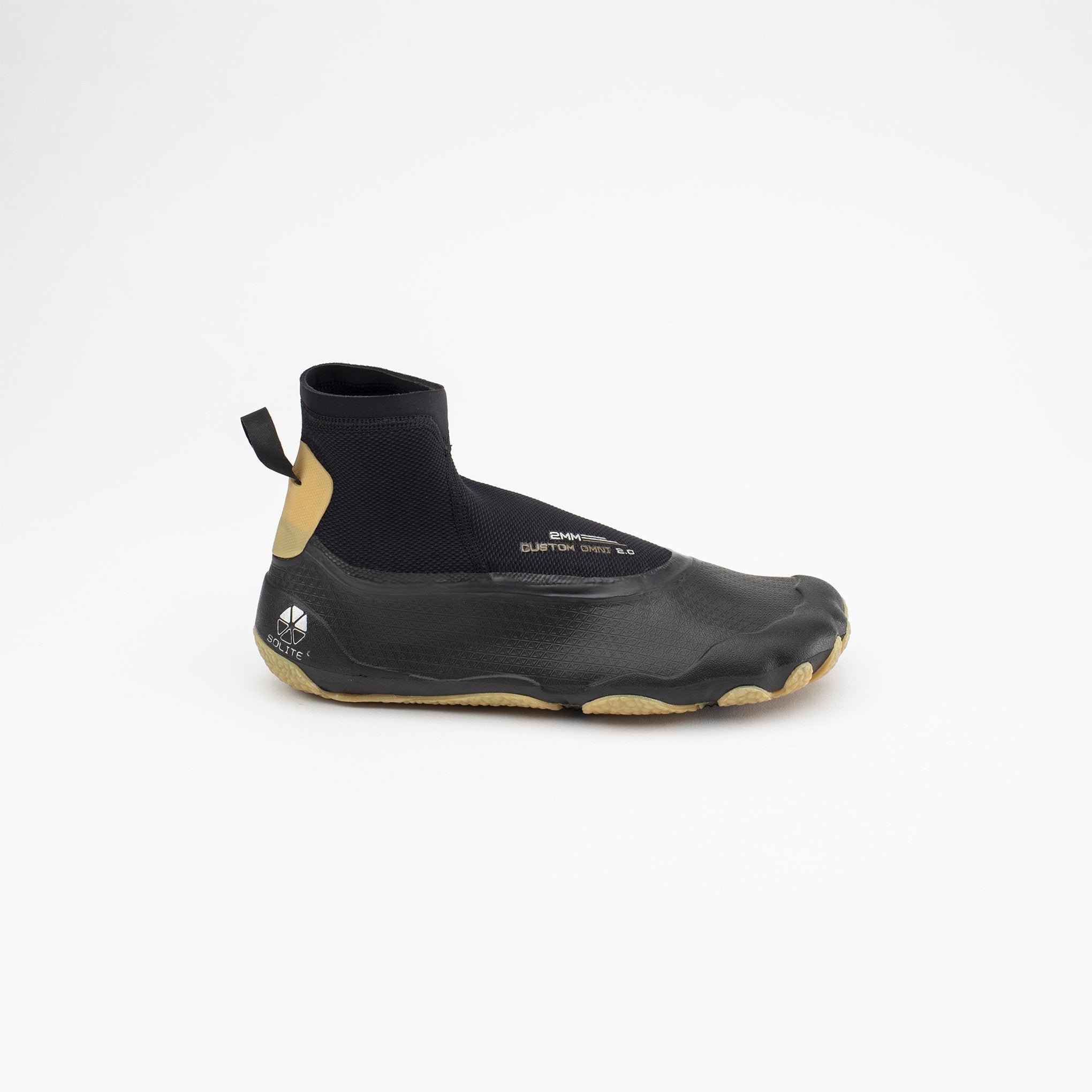 2mm Custom Omni 2.0 Watersport Boots side view showcasing the sleek design and advanced materials for warm-water protection.