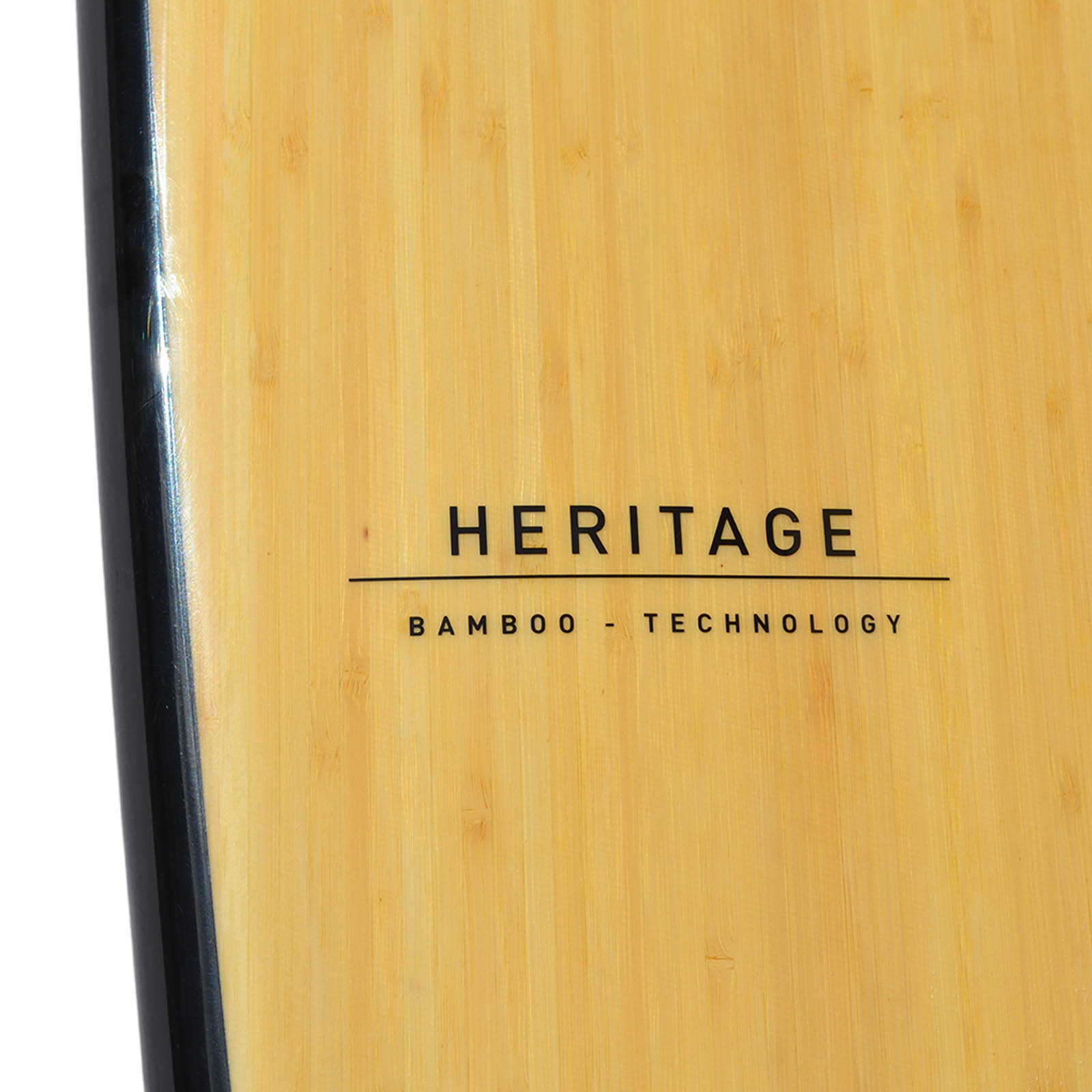 Circle One Bamboo Longboard – deck logo detail