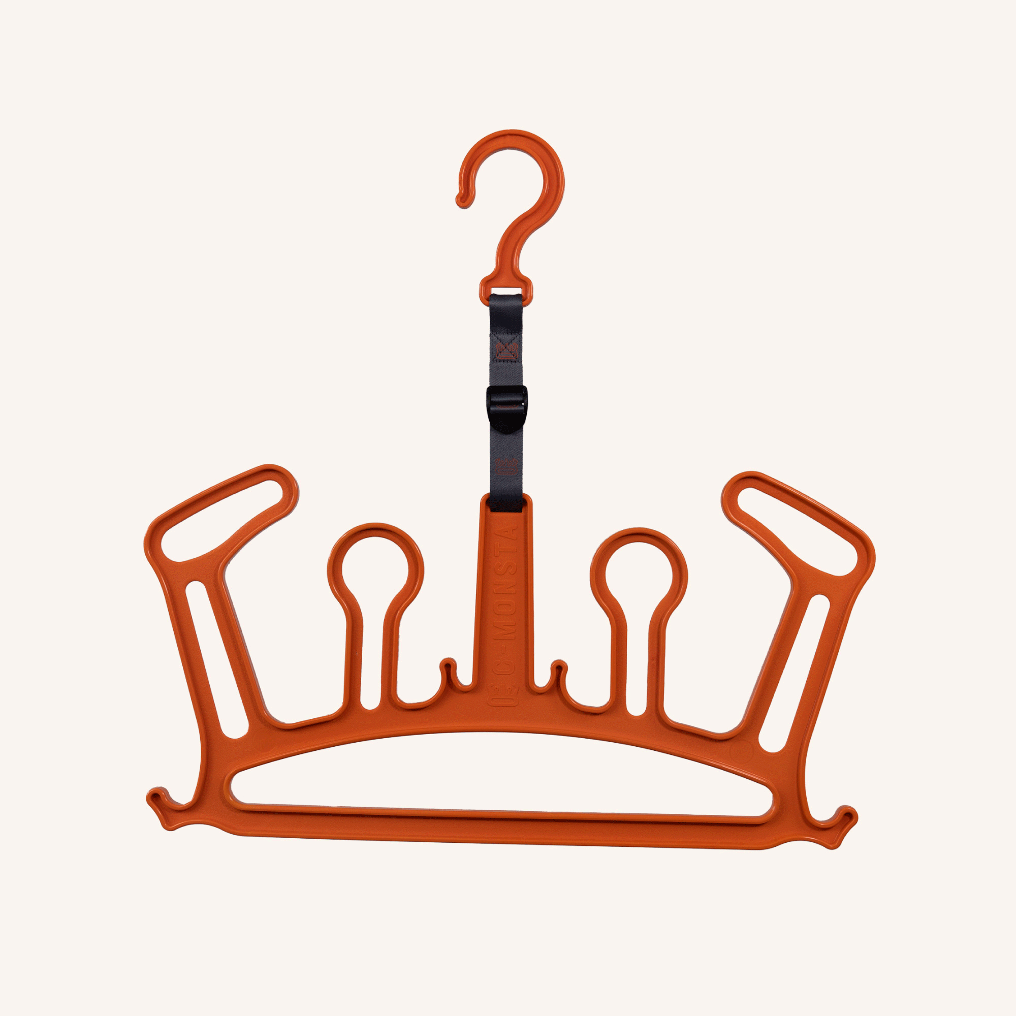 C-Monsta Wetsuit Hanger V2 Orange | High-Visibility Gear Dryer for wetsuits, boots, and gloves.