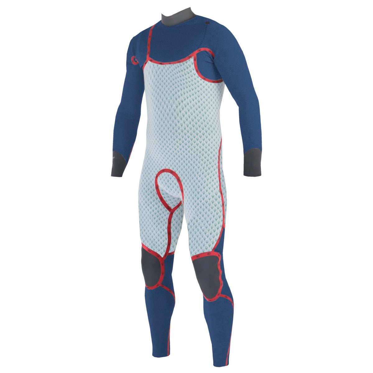 Sooruz GURU PRO 3/2mm Men's Fullsuit Chest Zip - Black (S5)