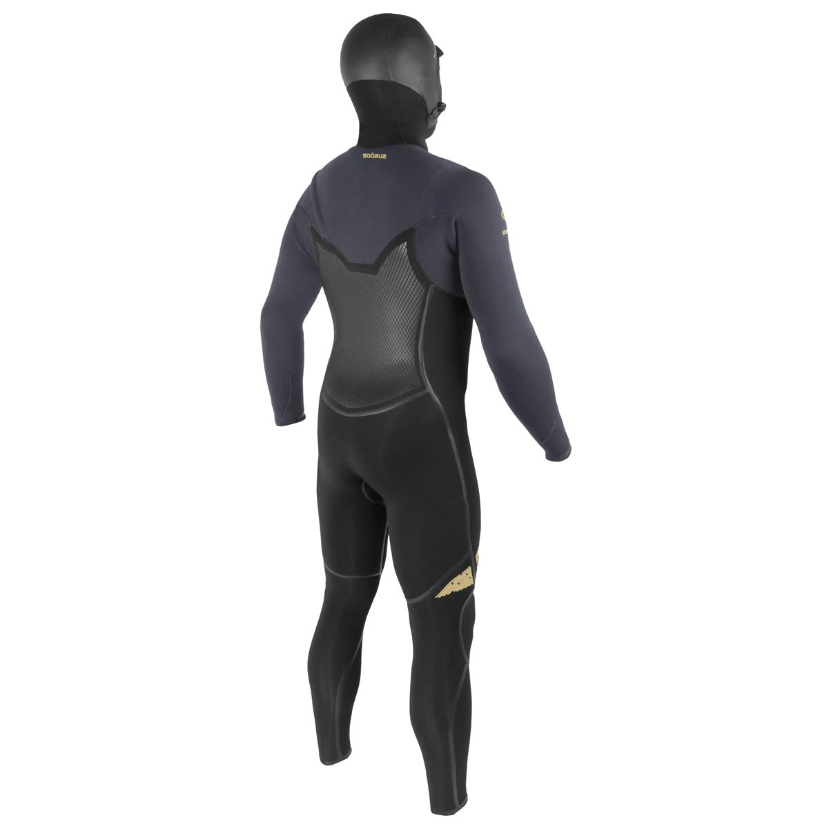 Sooruz GURU+ Hood 6/5/4 Men's Fullsuit Chest Zip - Black