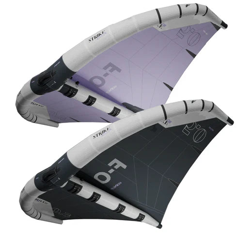 F-ONE Strike V6 | Wing Foil Wing showcasing a dual-panel design for optimized performance in wing foiling.