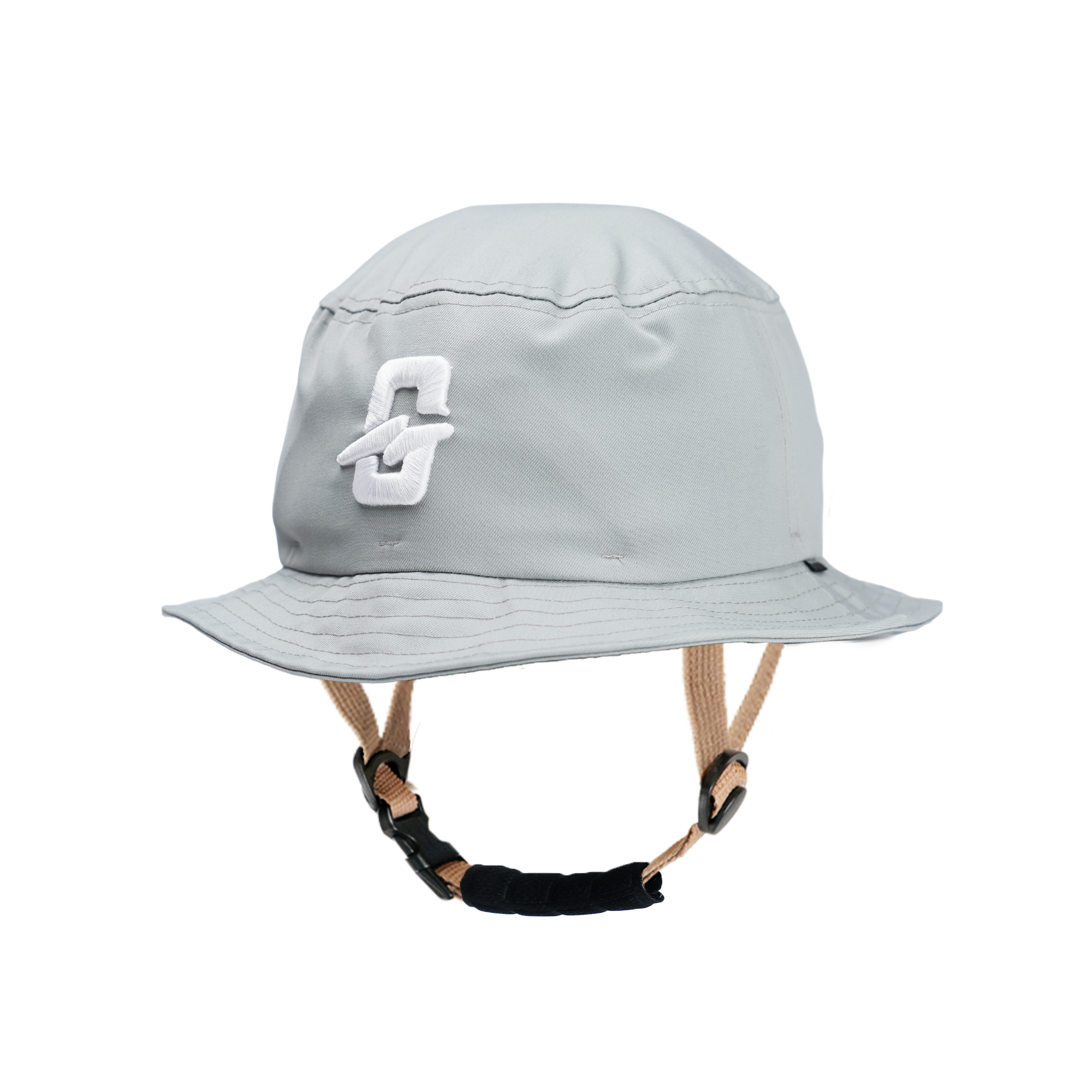 Bangproof Helmet V2 in grey, designed for kitesurfing, wingfoiling, and wakeboarding with adjustable fit and comfort.