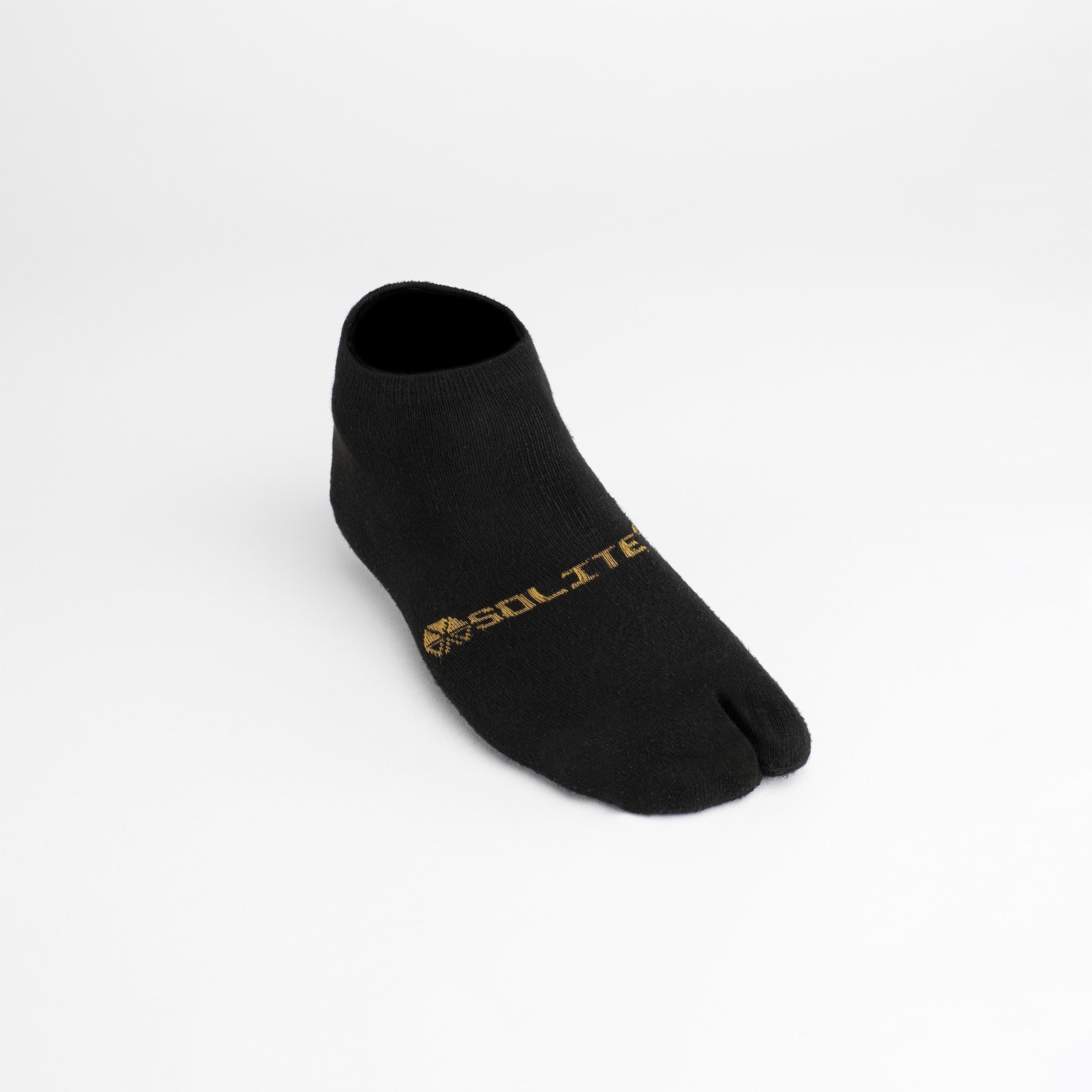 SOLITE - 3mm Custom Pro 2.0 Watersport Boots black toe socks displayed on a white background.