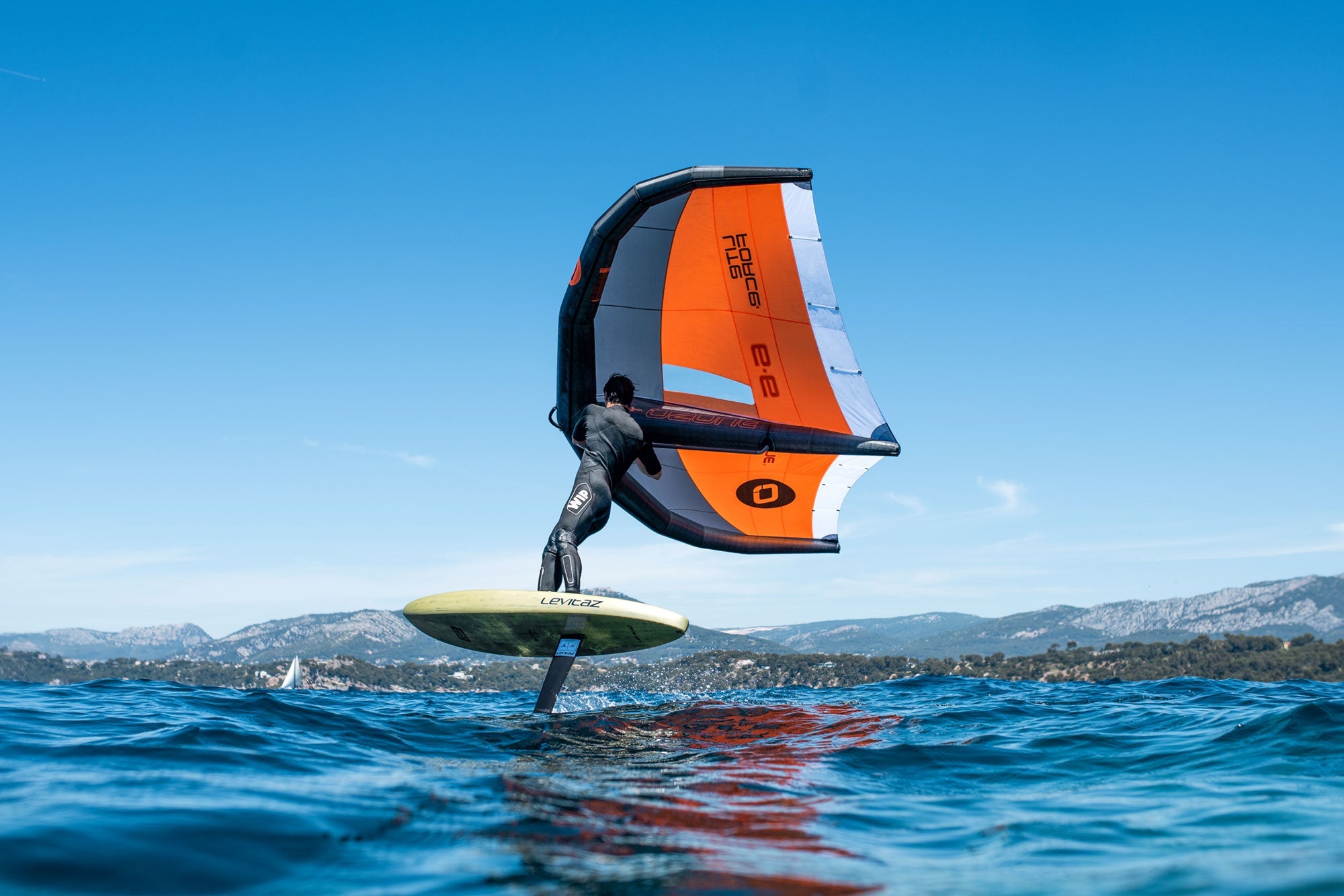 Ozone Liteforce V2 Wing riding action shot