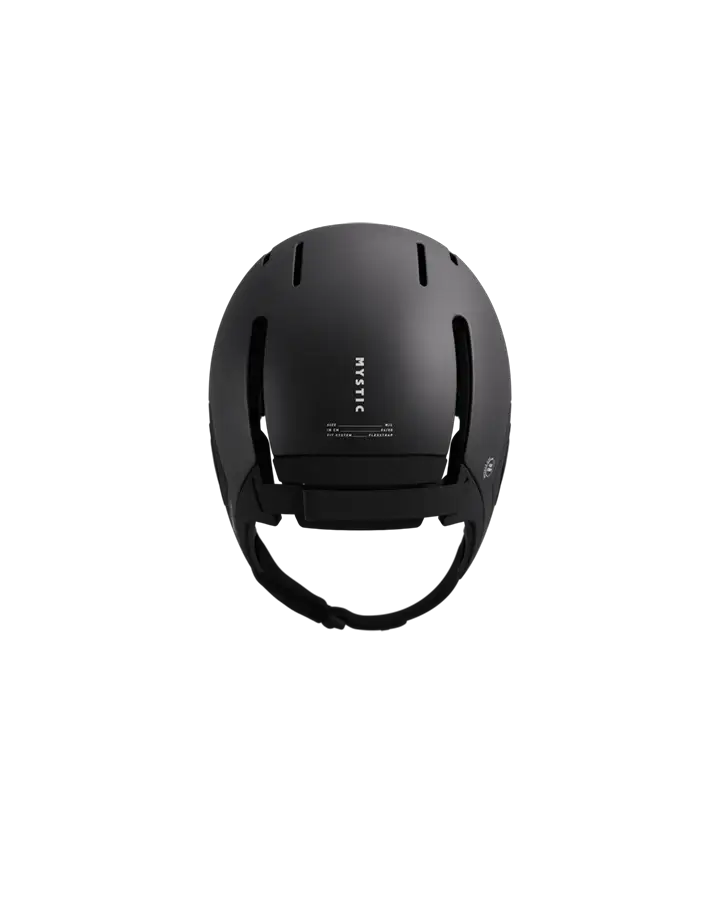 Mystic Legacy Helmet – 2026, black helmet designed for kitesurfing and watersports protection.