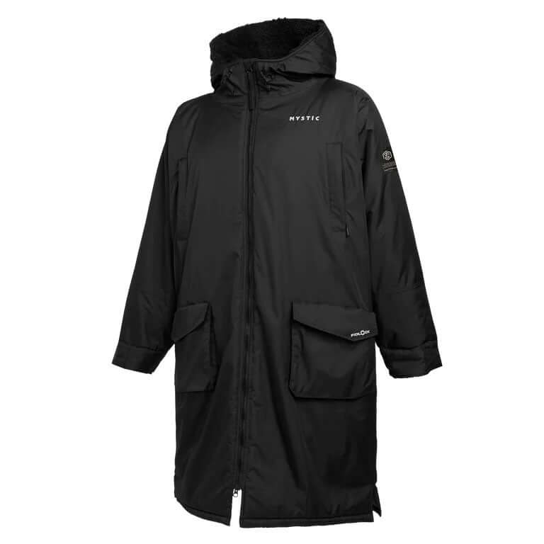 Mystic Poncho Explore Dark Tech Series – Black – 2026 showcasing premium weatherproof design with hood.