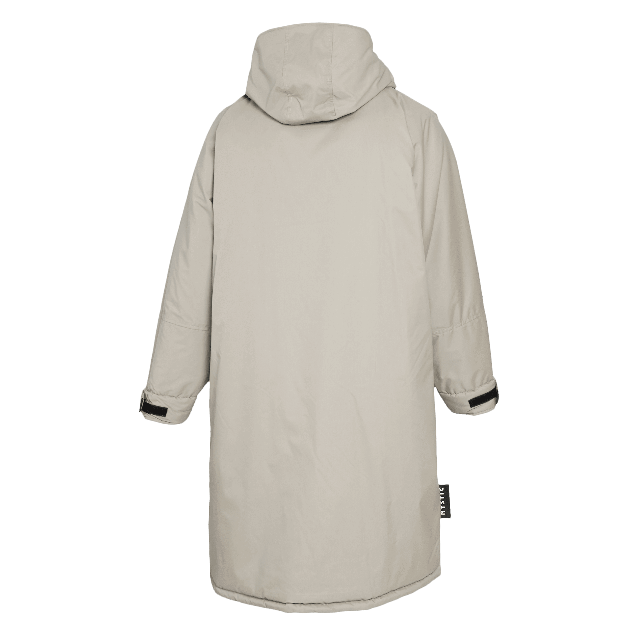 Mystic Poncho Explore – Waterproof Changing Robe 2026 back view showcasing its sleek design and functional features.