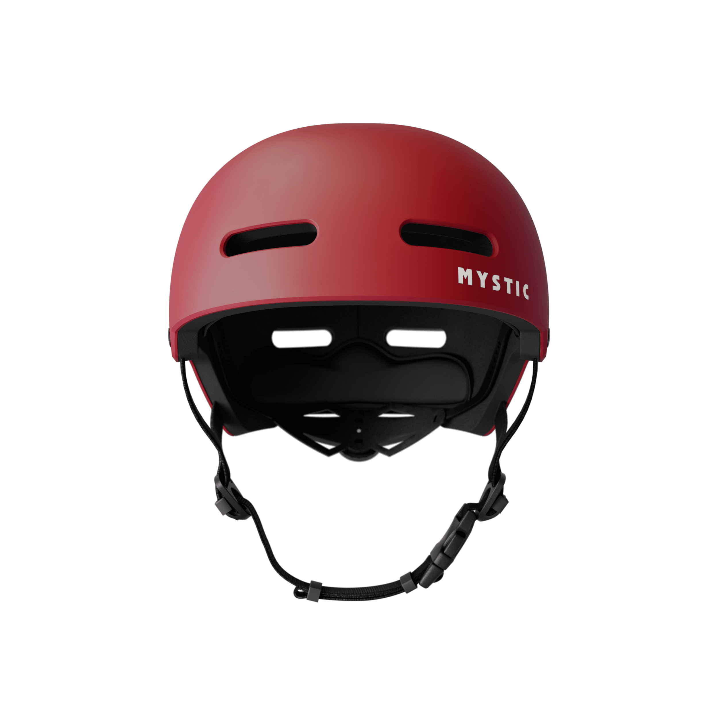 Mystic Vandal Helmet – High-Impact Watersports Protection 2026 in red, designed for safety and comfort, with adjustable fit.