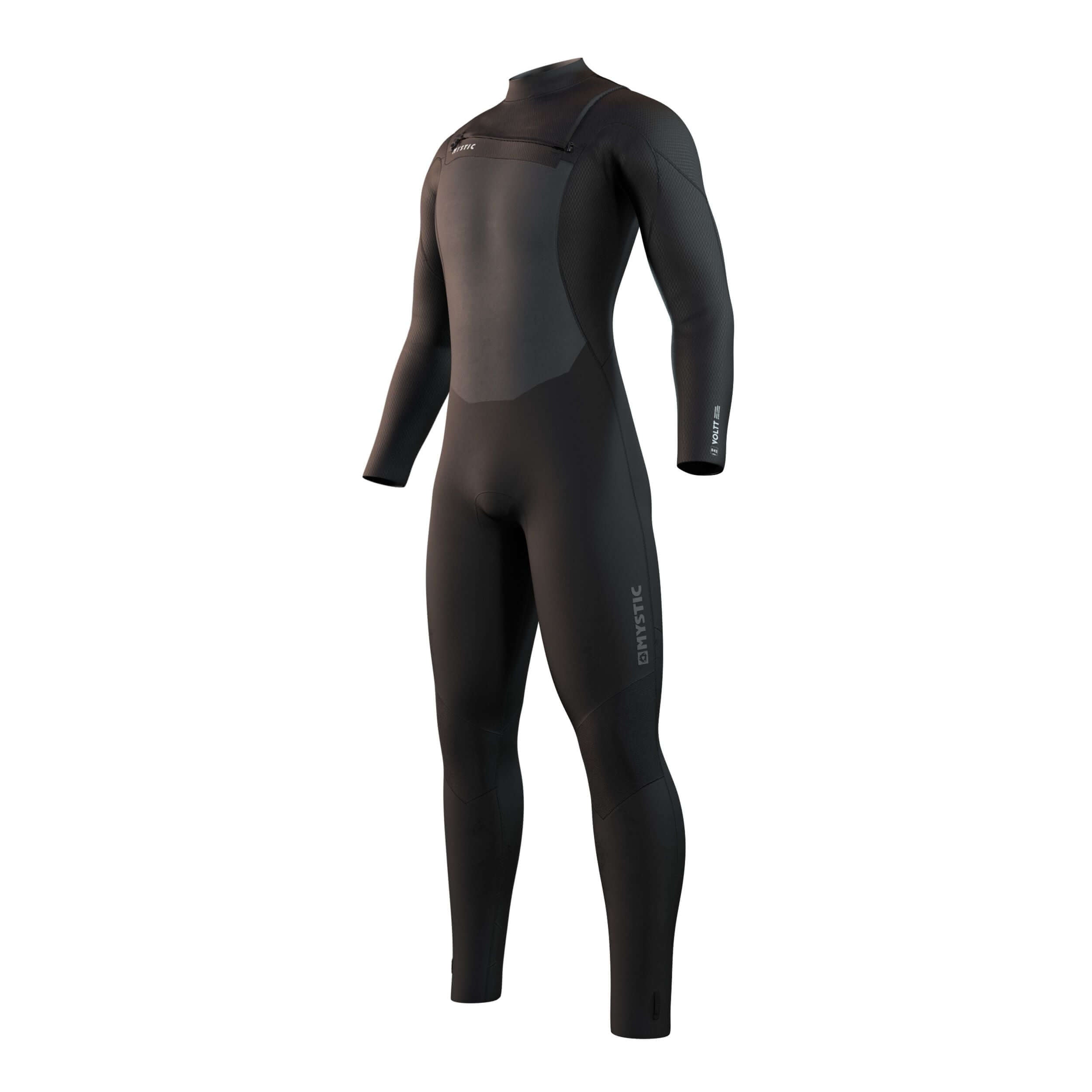 Mystic Voltt Fullsuit 5/4/3 mm Front Zip – Black – 2026 for cold-water sessions