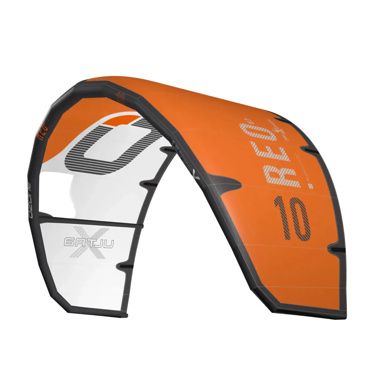 Ozone Reo V7 Ultra-X Kite – Pure Surf Performance Redefined in vibrant orange design.