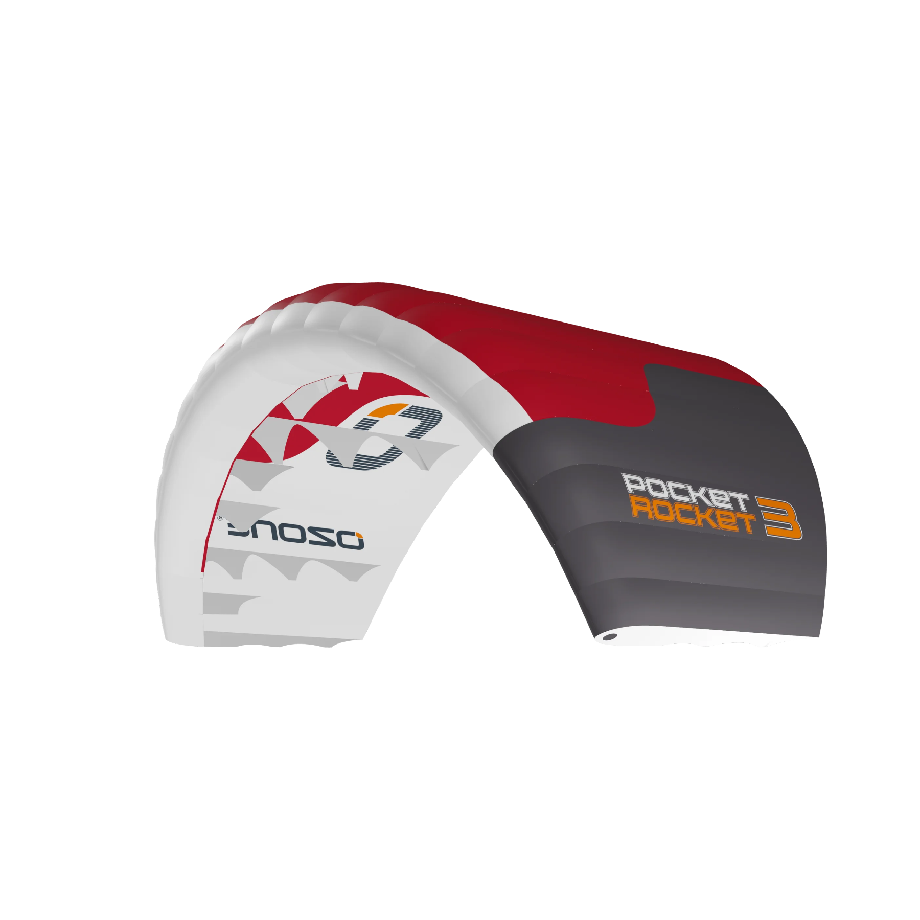 Ozone Pocket Rocket V1 Parawing in Deep Red/Carbon Grey/White