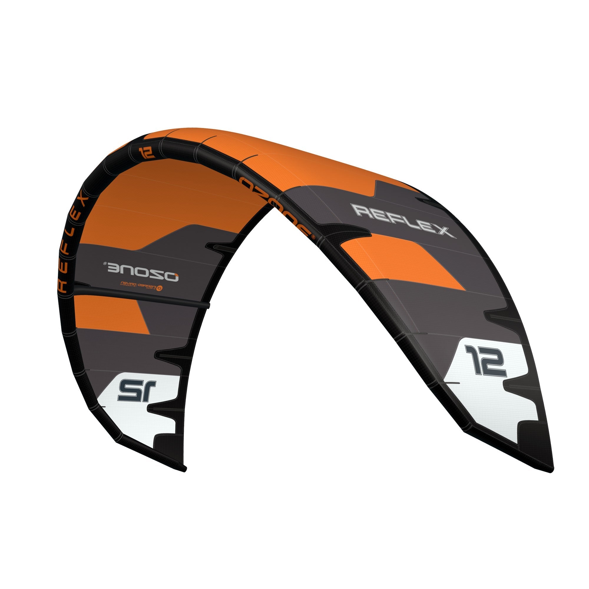 Ozone Reflex V1 kite - Orange / Carbon Grey / White