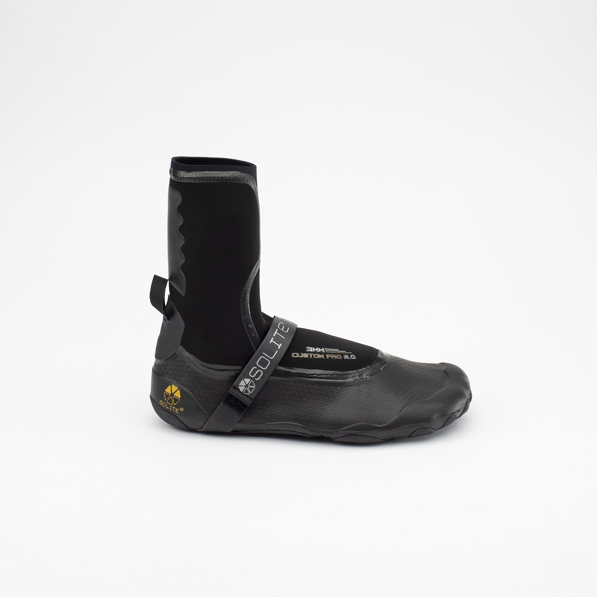 SOLITE - 3mm Custom Pro 2.0 Watersport Boots side view showing sleek design and comfort features.