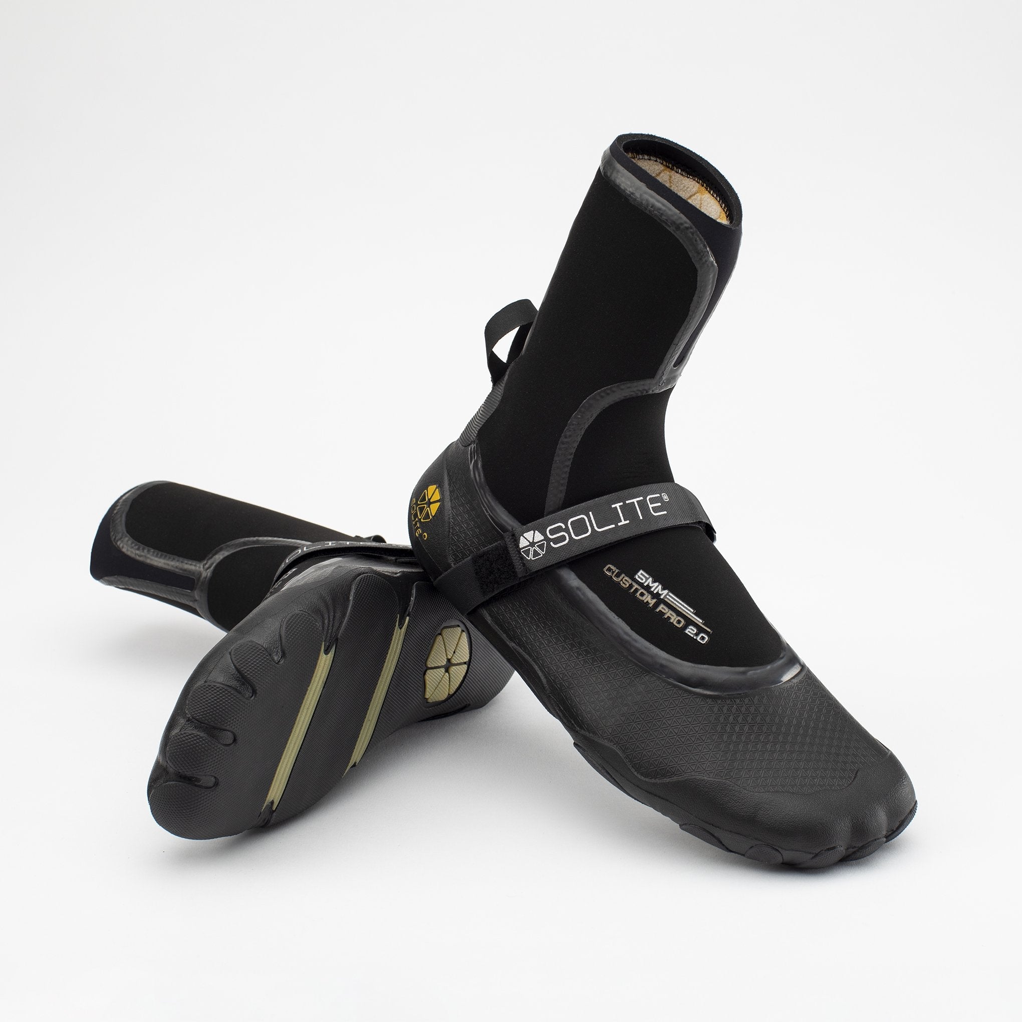 SOLITE - 5mm Custom Pro 2.0 Watersport Boots on a white background.