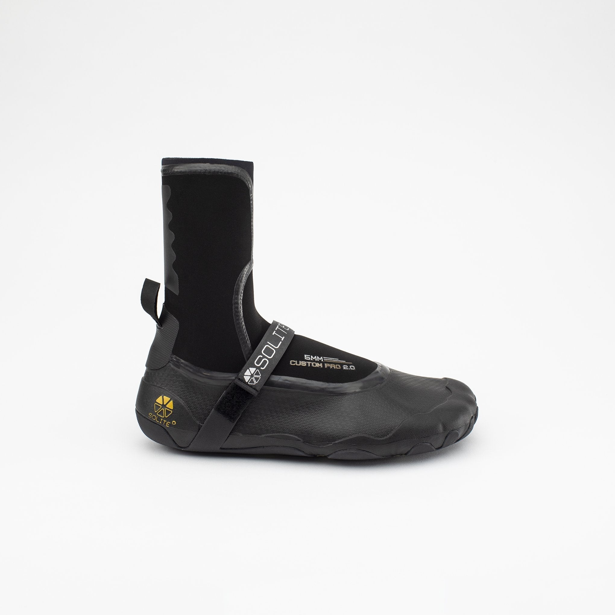 SOLITE - 5mm Custom Pro 2.0 Watersport Boots side view showcasing sleek design and comfort for water sports.