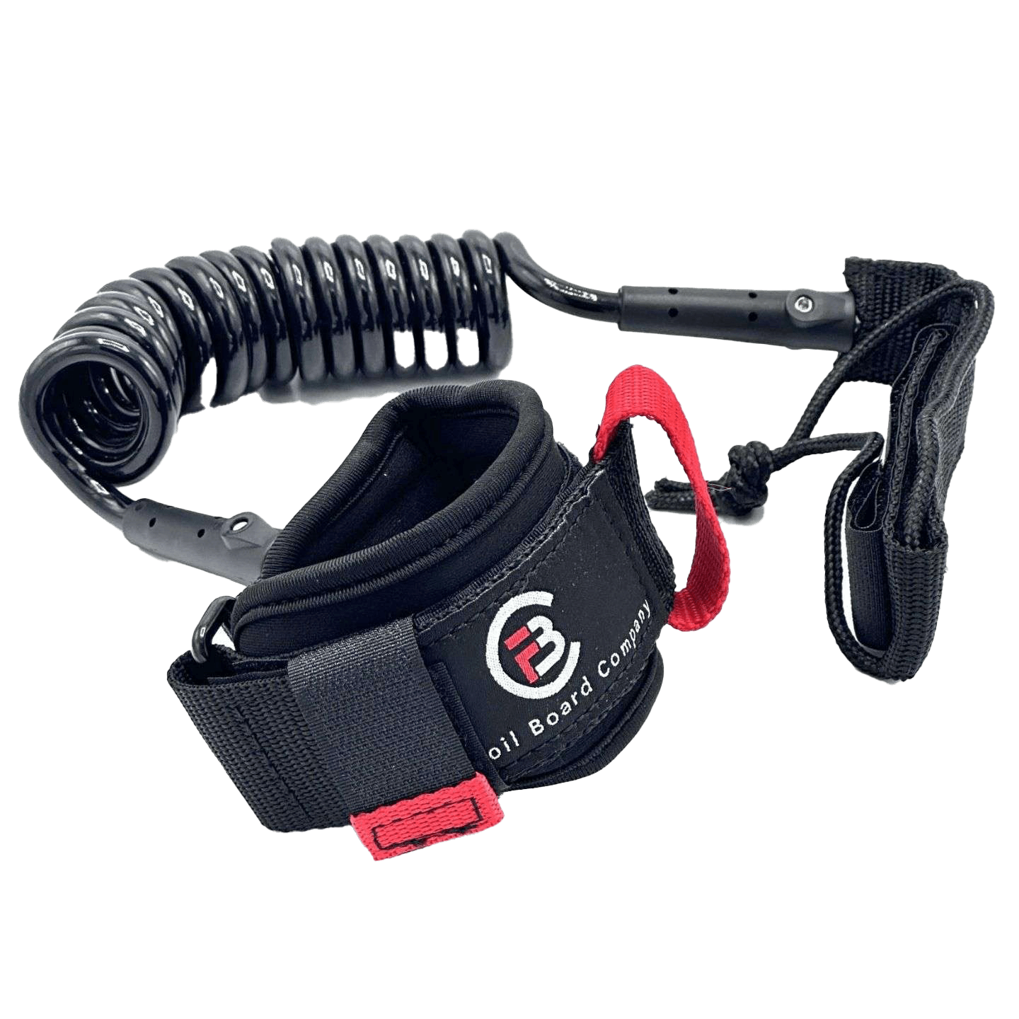 FBC Coiled Wing Wrist Leash | Coiled Wrist Leash with premium neoprene collar for comfort and performance.