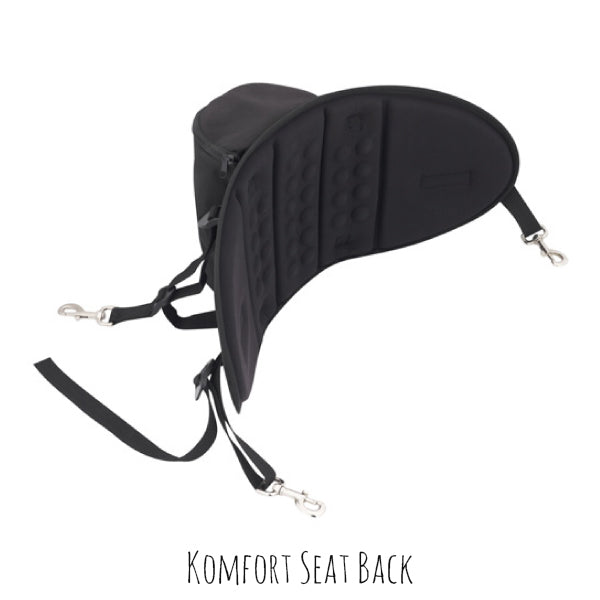 Komfort Seat Back kayak accessory for added support and comfort while paddling.
