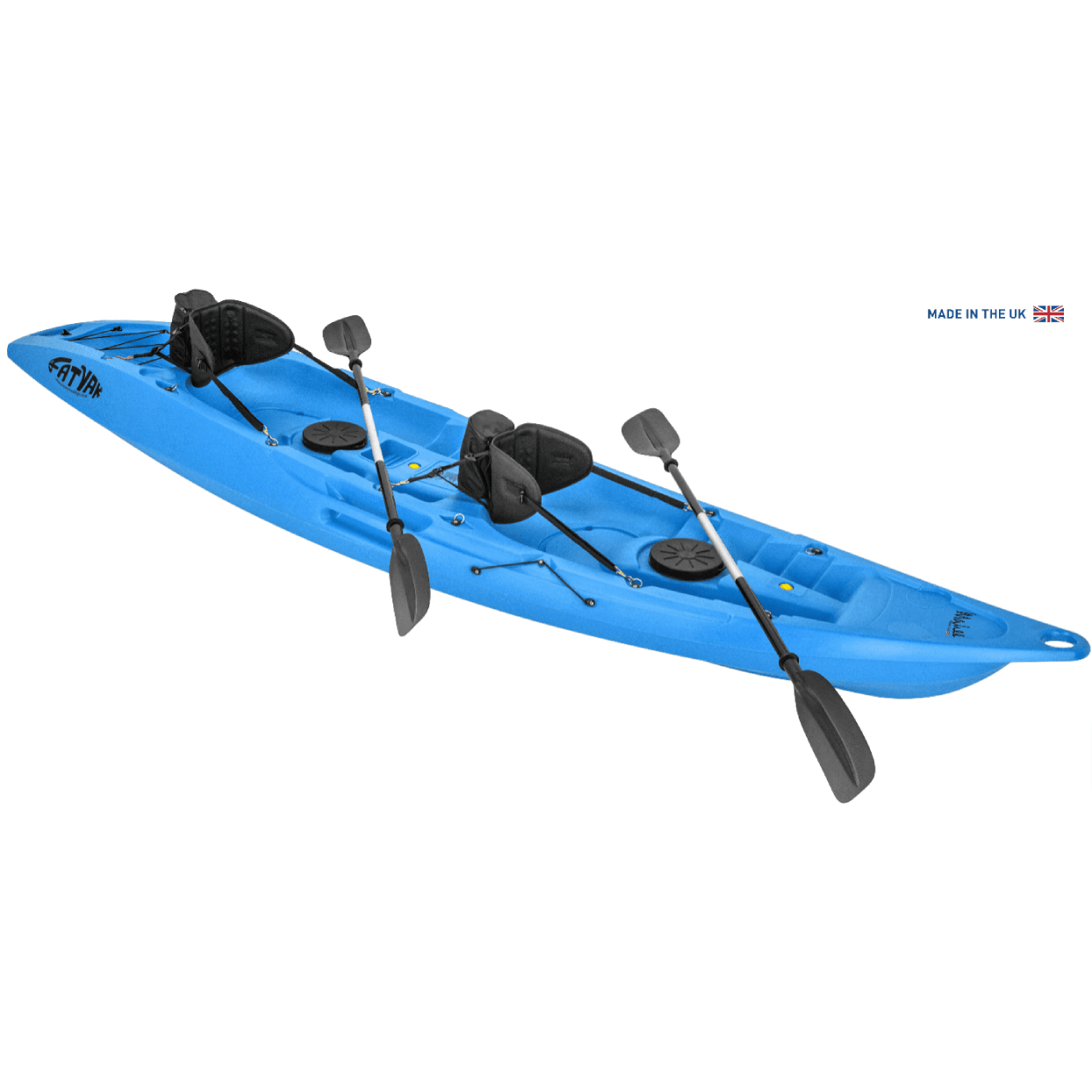 MAHEE Double Seater Kayak Blue Package Deal 🔵, versatile tandem kayak for family adventures.