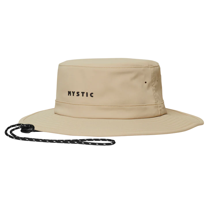 Mystic The Fisherman Hat 2026 | Quickdry Bucket Hat for watersports, featuring adjustable chin strap and quickdry fabric.