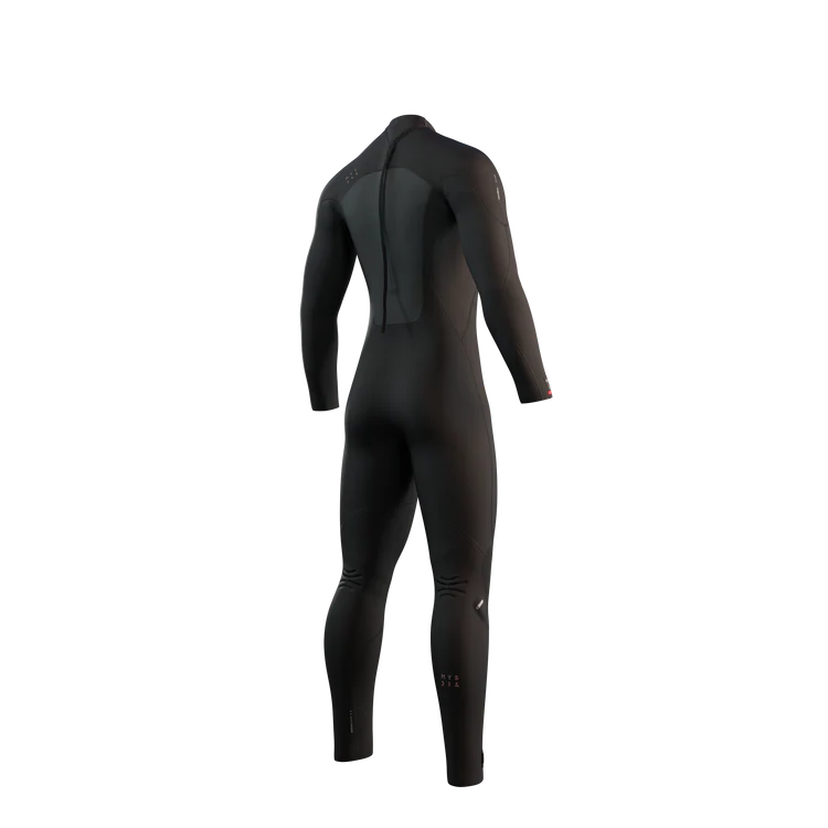 Mystic MAJESTIC Fullsuit 4/3mm Back zip - 2026 black wetsuit back view