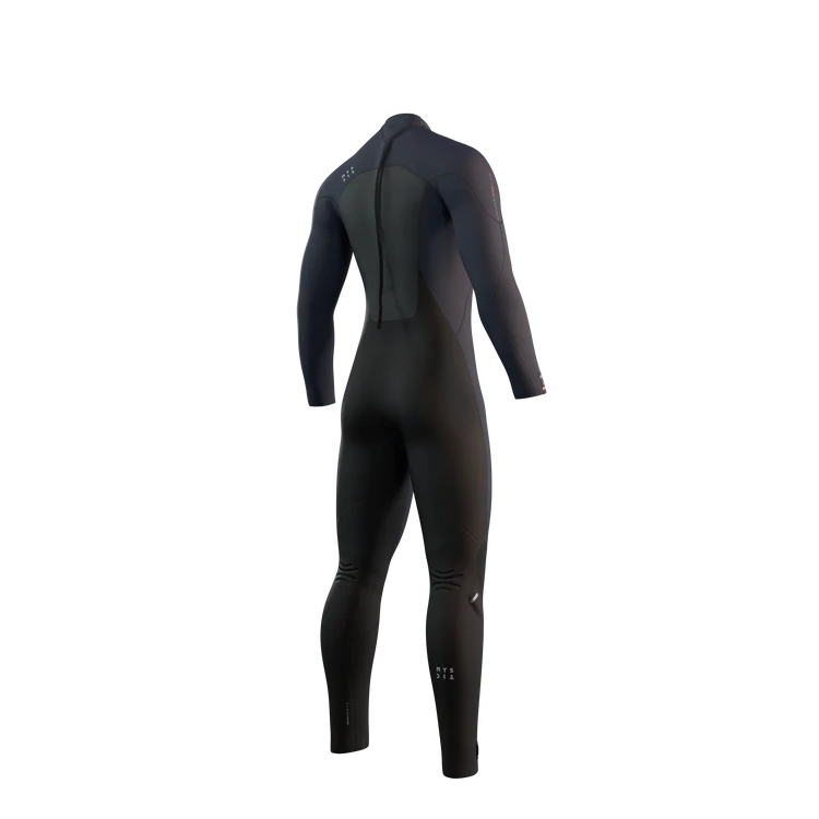 Mystic MAJESTIC Fullsuit 5/4mm Back zip - 2026 back view showing premium cold-water wetsuit design.
