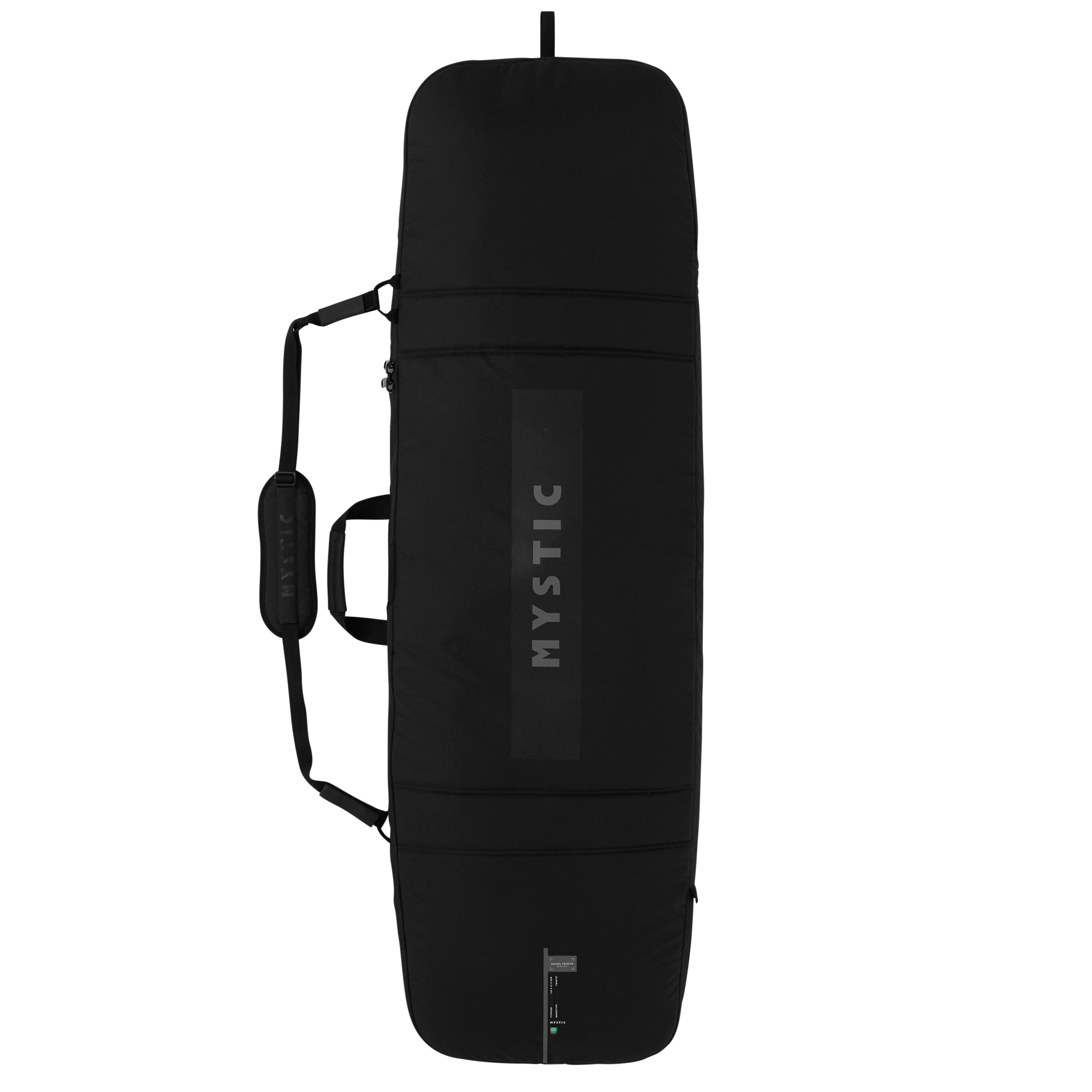 Patrol Day Cover Twintip - Black - 2026, durable daybag with straps for convenience and support.