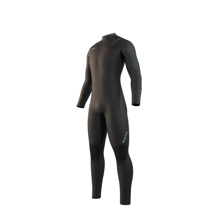 Mystic STAR Wetsuit 4/3mm Front Zip 2026 | Northern Watersports - black fullsuit for watersports.