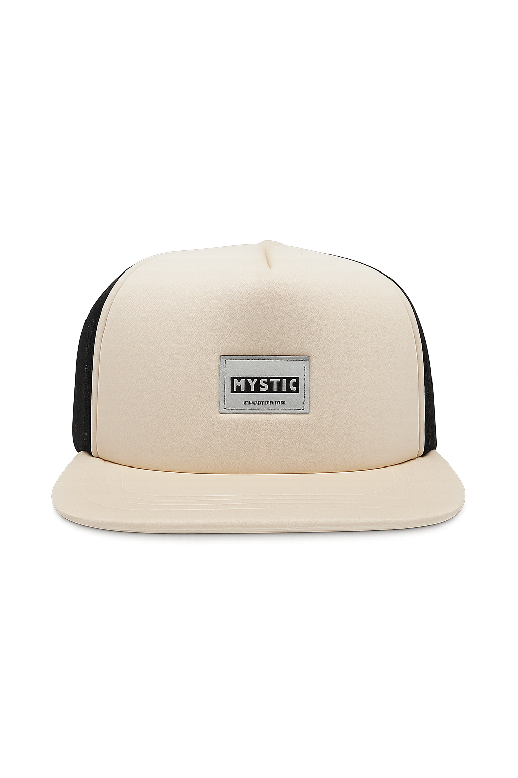 photo of a white mystic cap