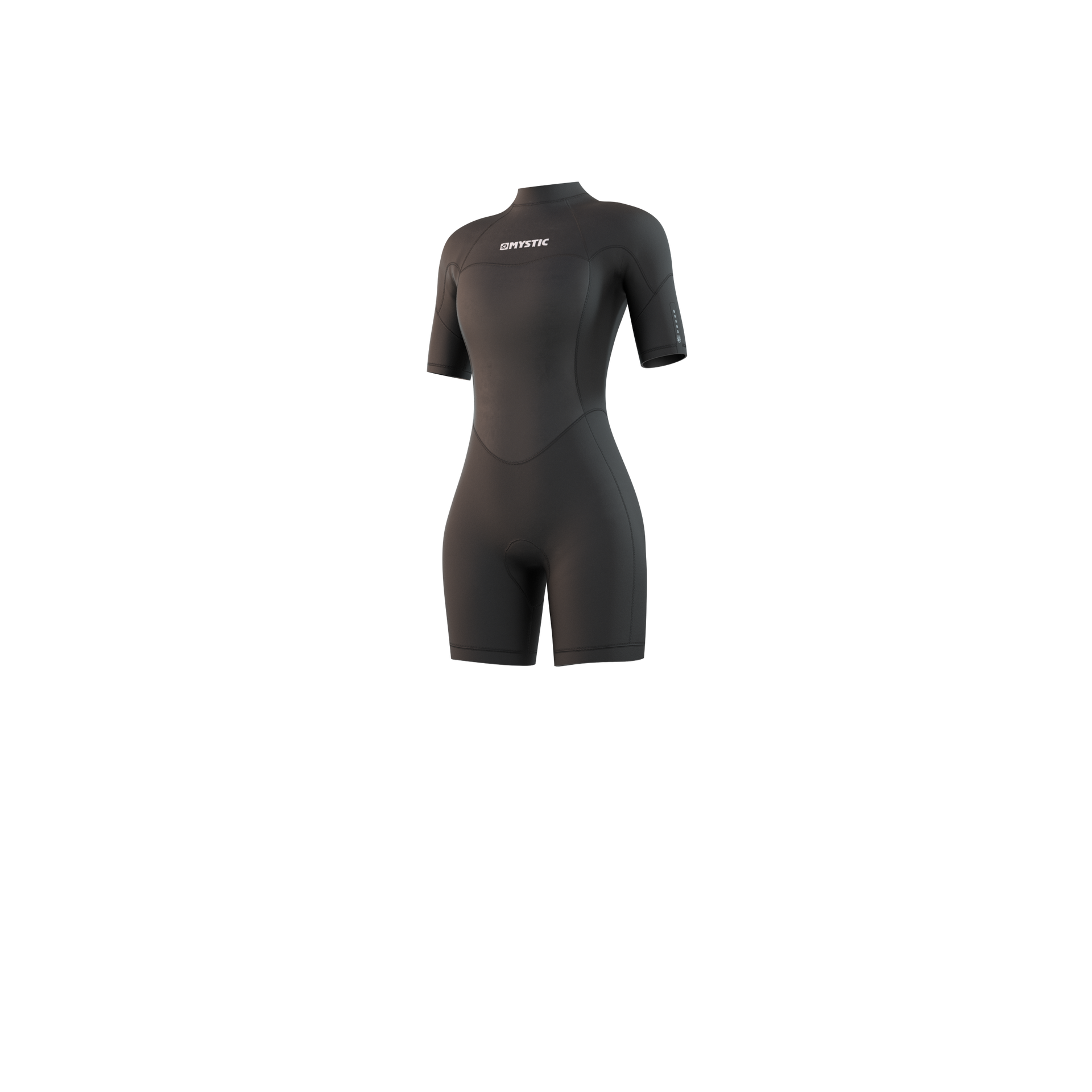 Mystic Brand Shorty 3/2mm Back Zip Women 2026 in Black