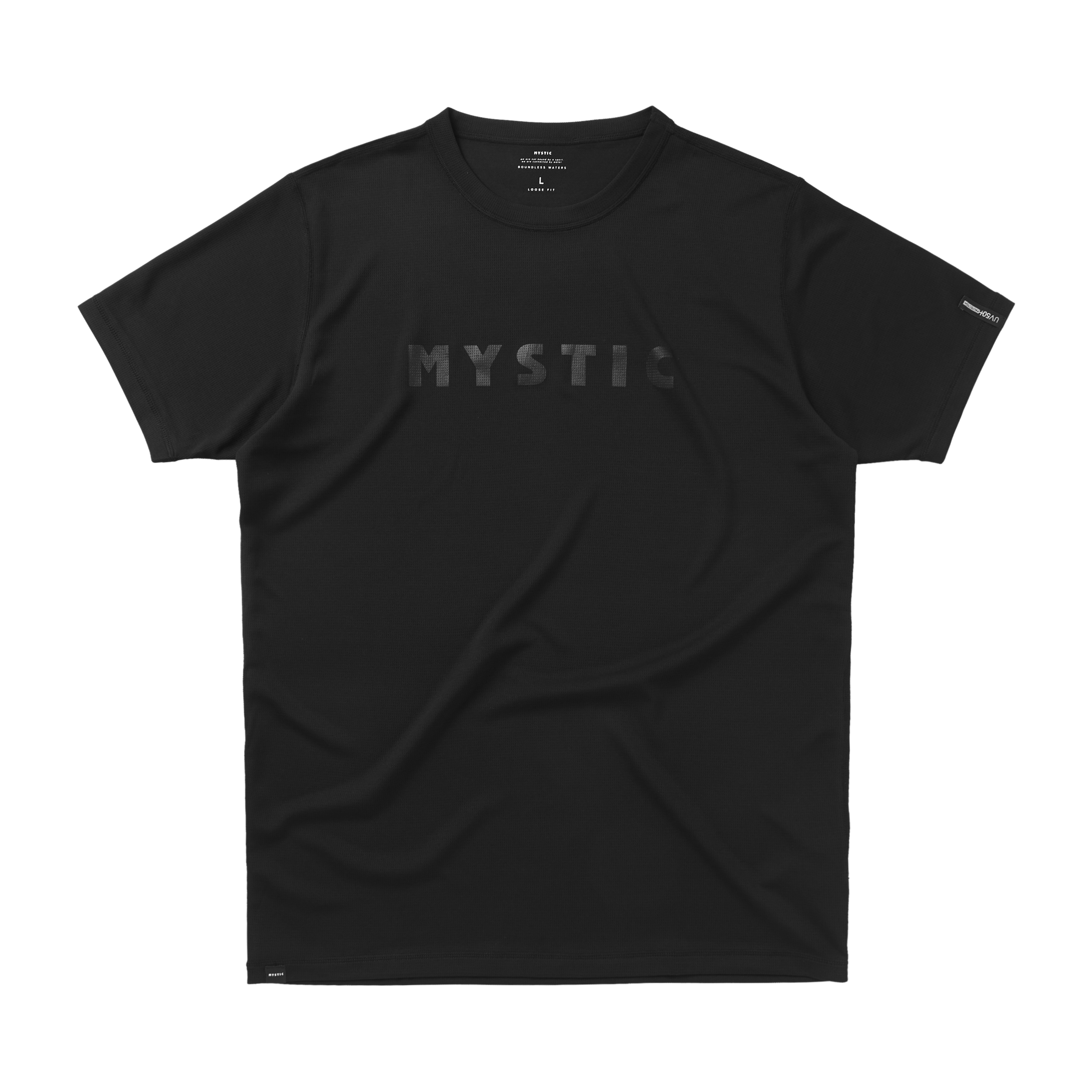 Mystic Star S/S Quickdry Black front view