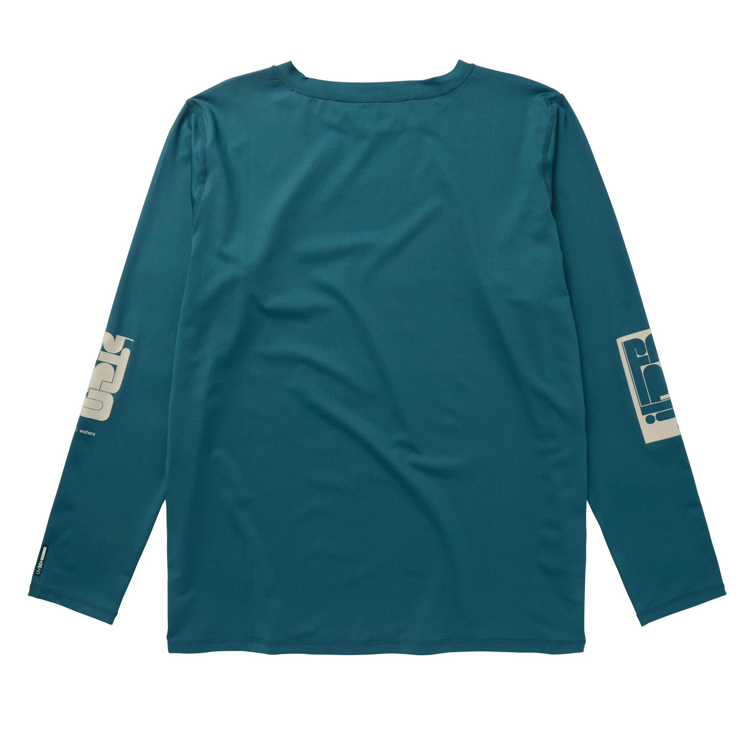 Mystic Boarding L/S Rashvest Teal back view