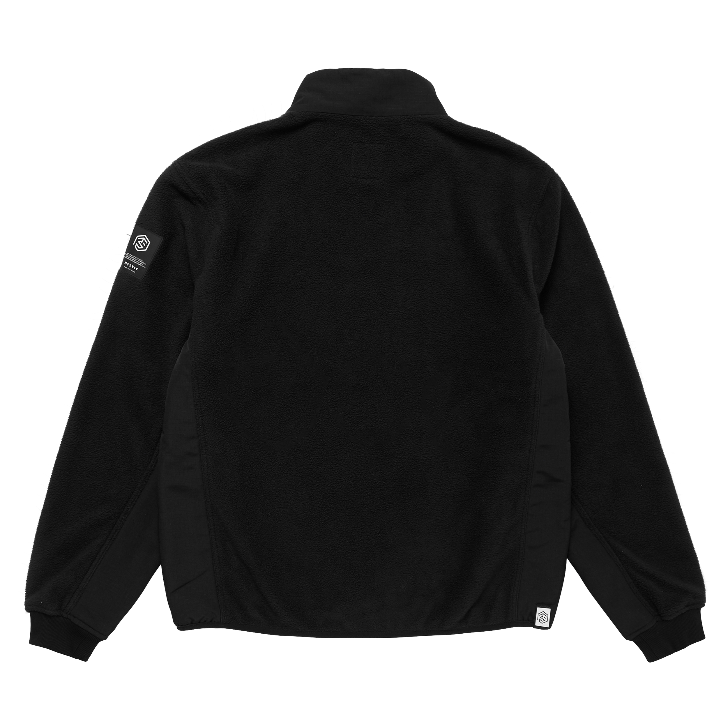 Mystic DTS Fleece Zip Thru Sweat back on model