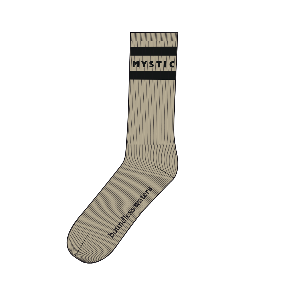 Mystic Brand Seasonal Socks Pale Khaki