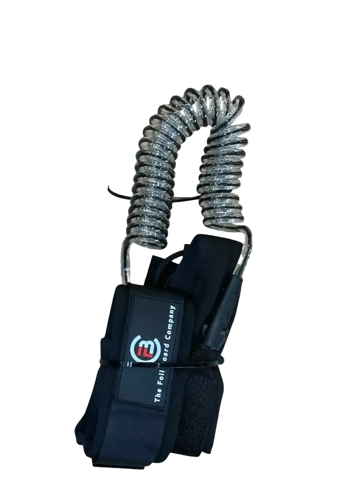Wingfoil Coiled Ankle Leash - FBC Ankle Foiling Leash V2 with coiled design for enhanced performance and control.