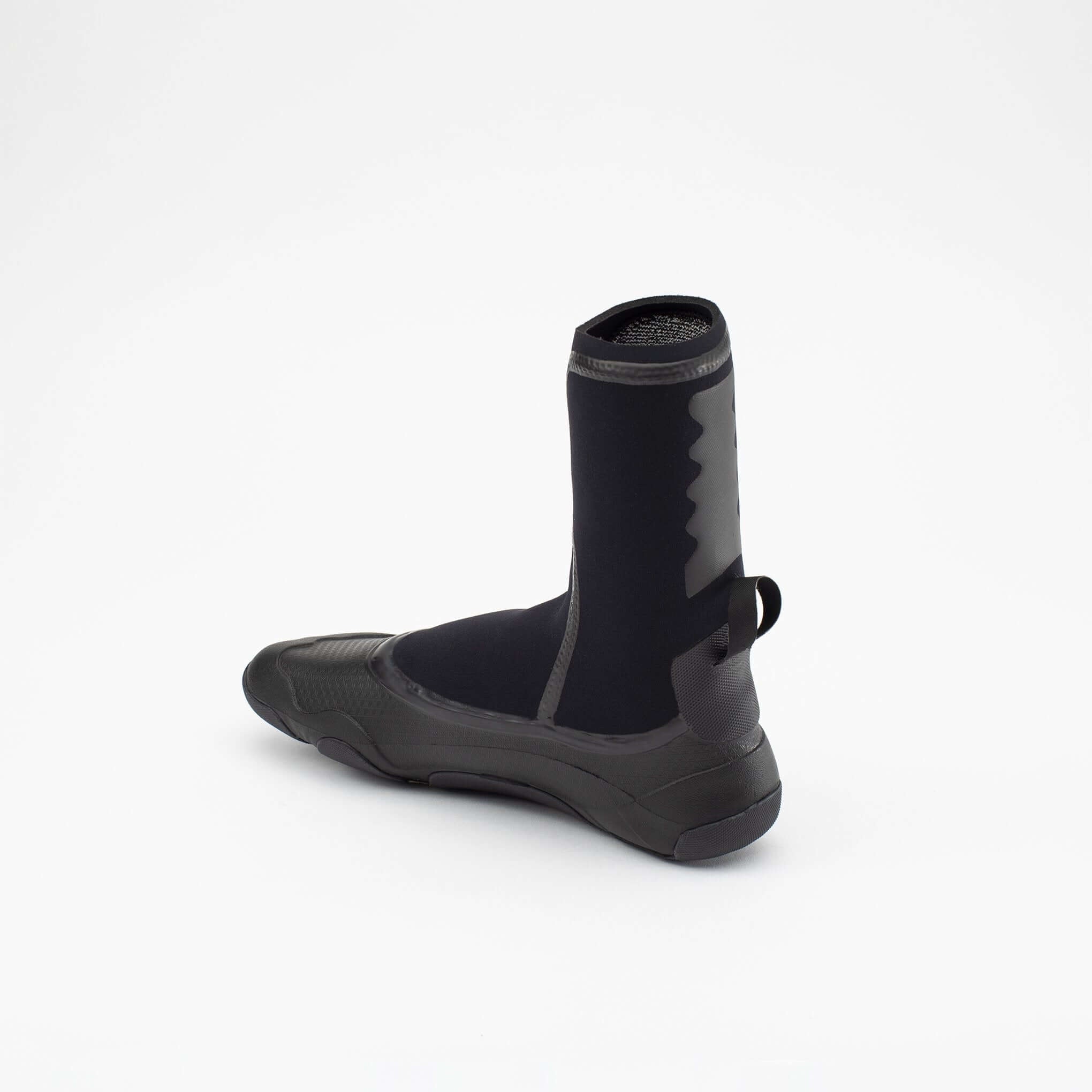 SOLITE - 5mm Custom 2.0 Watersport Boots displayed from the side, showcasing the sleek black design.