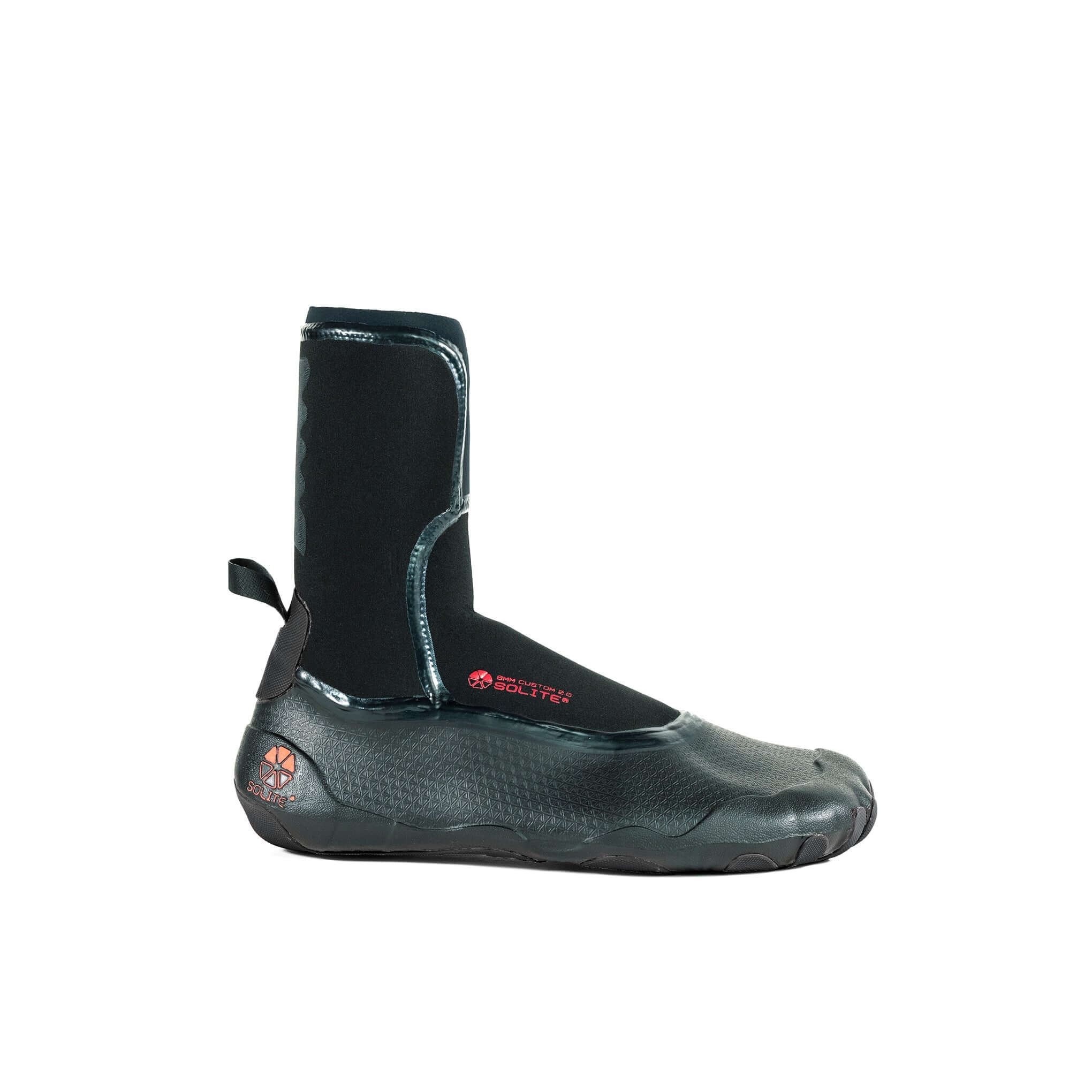 Solite 8mm Custom 2.0 Watersports Boot side view, designed for optimal performance in cold water conditions.
