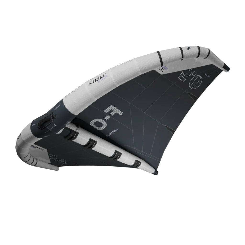 F-ONE Strike V6 | Wing Foil Wing displayed, showcasing its sleek design and advanced features for optimal performance.