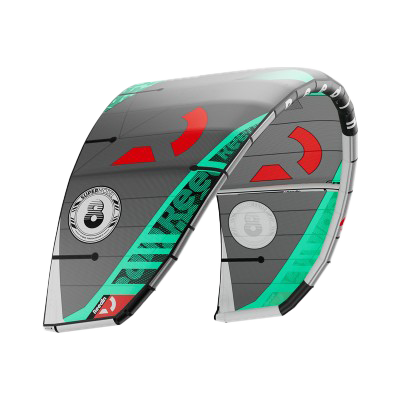 SuperModel 2025 Grey/Green - REEDIN kite featuring a sleek design and intuitive performance for all conditions.