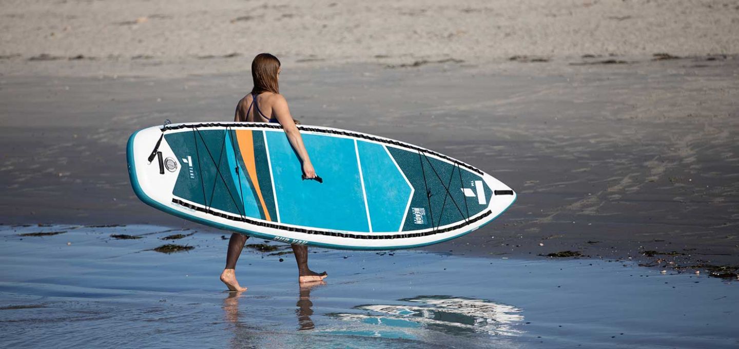 TAHE Sup-Yak Air 10'6 Kayak Pack in use