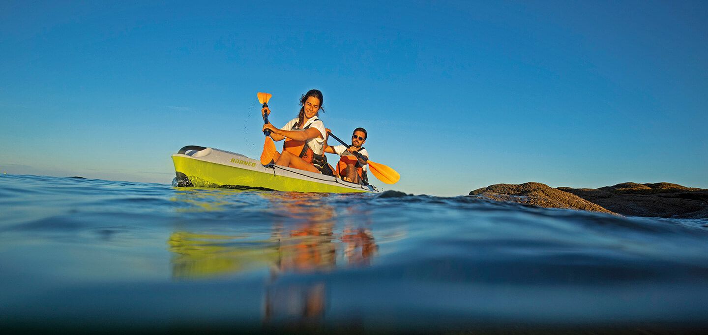 TAHE Borneo Kayak in use